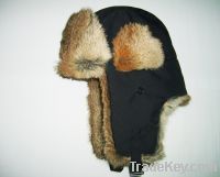 Sell hare color rabbit fur hat