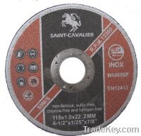 Super Thin Abrasive Disk for Inox 115x0.8x22.2