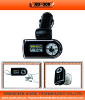 Sell bluetooth car kit+ car fm transmitter+ portable mp3