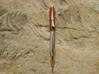 308 bullet pen with walnut and copper trim