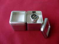 Sell watch tin, wristwatch box, tin box, gift tin, Christmas tin box