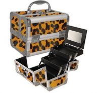 Leopard Makeup Case W/ Mirror
