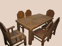 offer solid wood dining table sets with competitive price