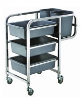 2014 NEWEST STAILESS STEEL DISH COLLECTING CART