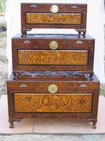 Sell wood chest A-3061