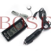 Sell In & Out LCD DC 12V Car Clock Thermometer Charger, BS-CT01