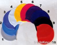 Sell custom swim cap solid color silicone swim cap