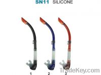 Sell SN11 Silicone Diving Snorkels