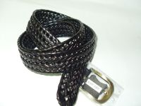 Sell knitted leather belts