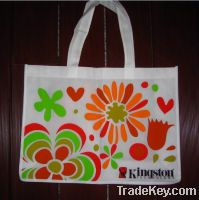 Sell shopping bag with flower in high quality