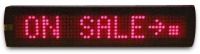 Single line message displays