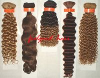 Human hair weft