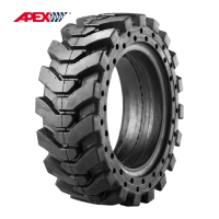 Solid Skid Steer Tires For (12, 15, 16, 18, 20, 24, 25 Inches)