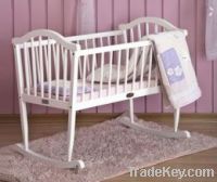 Wood Baby Crib 3-in-1 Design