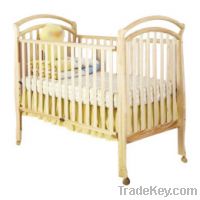 Pine Wood Baby Crib