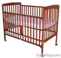 Pine Wood Baby Crib/Cot/Bed