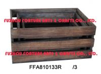 Sell wooden (crate) planters, pls email: FzFortune(at)gmail com