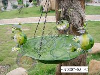 metal arts, garden decoration, garden ornament, bird feeder bath