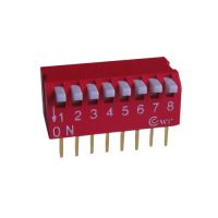8 position piano type dip switch