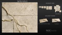 Sell Light Travertine French Pattern Set