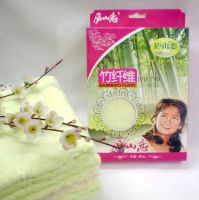 Sell bamboo fiber jacquard towel