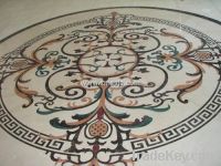 Sell  Round Water Jet Stone Floor Medallions parquet Sjm131