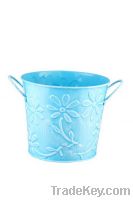 Galvanized bucket With Decal