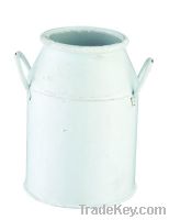 Milk can with wire handle