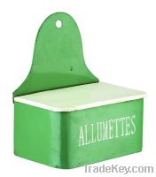 Galvanized Zinc Allumettes bins