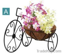 Bicycle Planter with Coco Liner