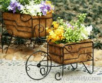 Bicycle Planter with Coco Liner