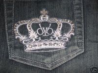 Sell ROCK&REPUBLICjeans Brand New Authentic dark blue with white crown