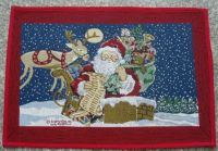 rug, door mt, jacquard Christmas  rugs