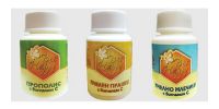 Propolis, Bee Pollen and Royal Jelly tablets and capsules