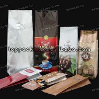 Sell Coffee bags, valved coffee bag, foil coffee bags 250g, 500g.