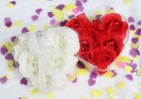 Sell Soap Flower in Heart Shaped PVC