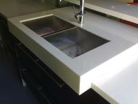 White Compressed Stone Countertop/ Vanities/ Cabinet top - CPX03