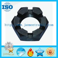 Sell black Castle Nut, Black castle nut, Zinc castle nut, Grade 8.8 castle nut