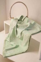 comfortable silk/cotton woven throw