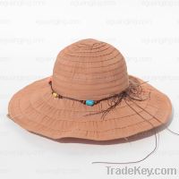 Sell ladies wide large brim straw hats(BX851)