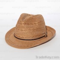 Sell Men Hand-made Panama Fedora Straw Hat(BN170)