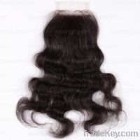 Sell 10 inches Indian remy hair Top closure (3x4.5)---STC-039