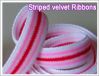 singel-face velvet ribbon,double-face velvet ribbon,velvet ribbon