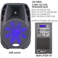 Powered speaker box