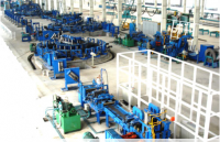 High frequency welded H-beam production line