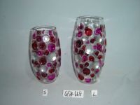 Sell glass vase with spots