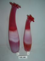 Sell glass vase with flower mouth