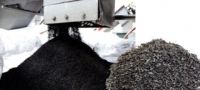 RUBBER GRANULATE FROM THE SHREDDING OF WASTE TYRES