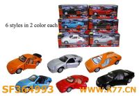 Sell 6 Styles Simulation Metal Car