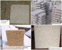 Sell G350, G343 gray granite, beige granite, yellow granite slabs, tiles